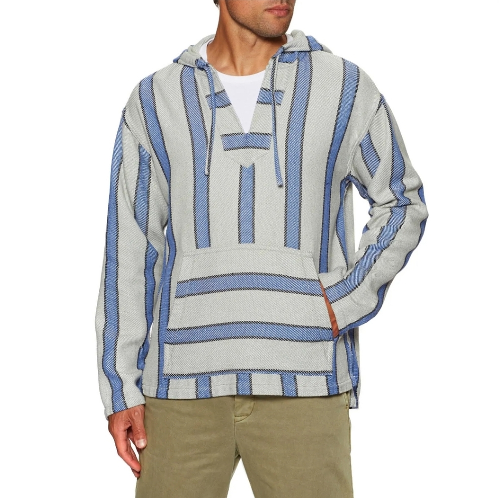 Outer known Baja Blanket Hoodie Mem size Small 100% Organic Cotton